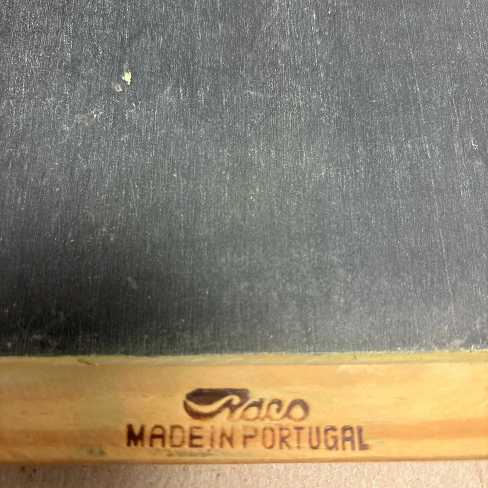 Slate Chalkboard Menu Board double sided 9.6 x 7.6” Portugal schoolhouse VTG